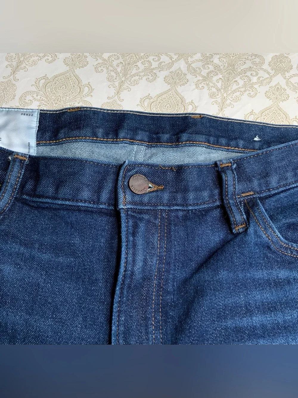 Banana Republic Men’s Straight Fit Jeans 38x32 Dark Wash